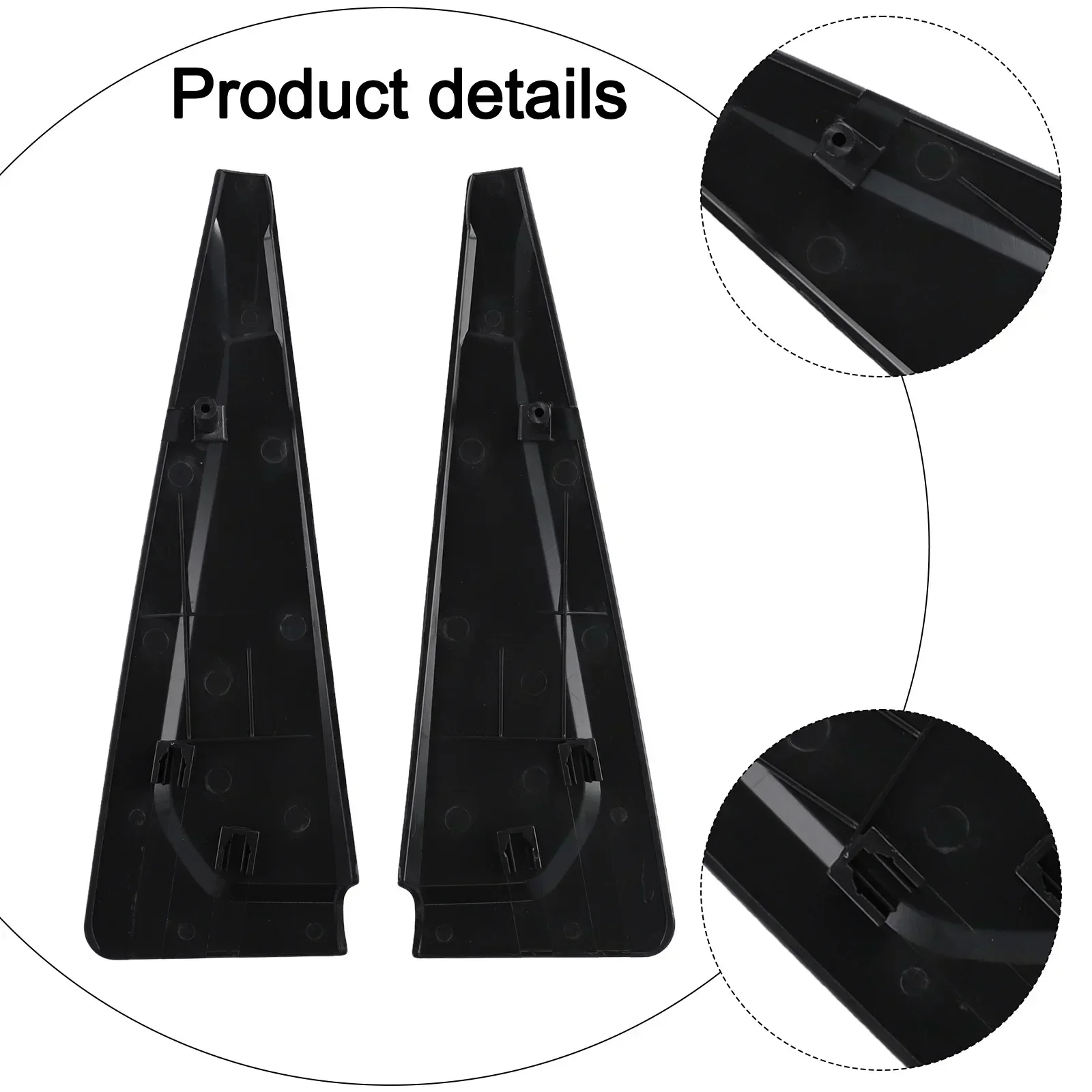 2pcs Car Triangular Window Cover Left & Right Side Trim Molding #96585538 96585539 Chevrolet Aveo 2004-2011 car triangular window cover