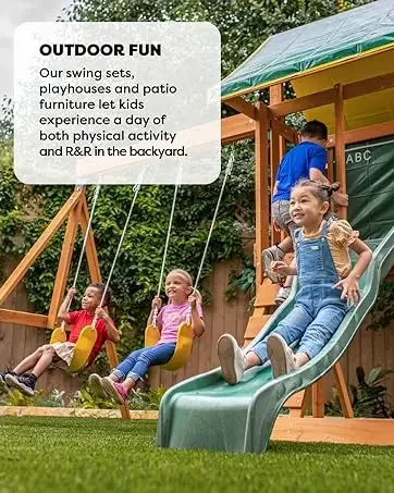 Kids Appleton Wooden Swing Set Appleton Wooden Swing Set, (Amazon