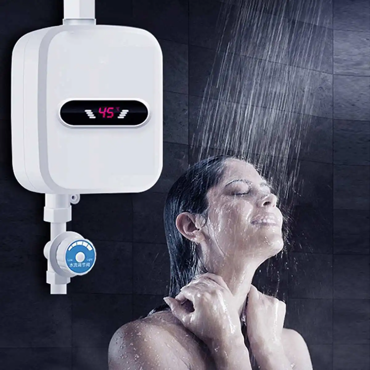 Calentador De Agua Electrico Para Baño Ducha Regadera Potente Instantaneo  TOP