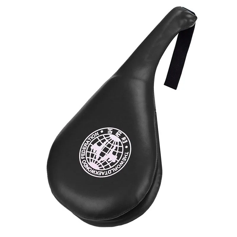 Taekwondo Double Kick Pad Target Tae Kwon Do Karate Kickboxing Training Gloves Portable & Body Building