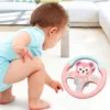Steering Wheel Toy with Sound and Light Simulated Driving Controller Steering Wheel Car Seat Toy for Toddler Kids 5