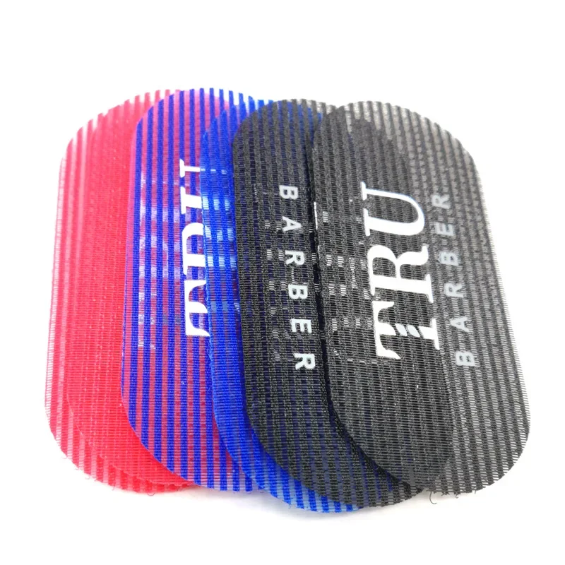 Pince à cheveux pour barbier, 2 pièces/ensemble, bande autocollante, support pour cheveux, épingle à cheveux, outils de coiffure, accessoires de Salon de coiffure