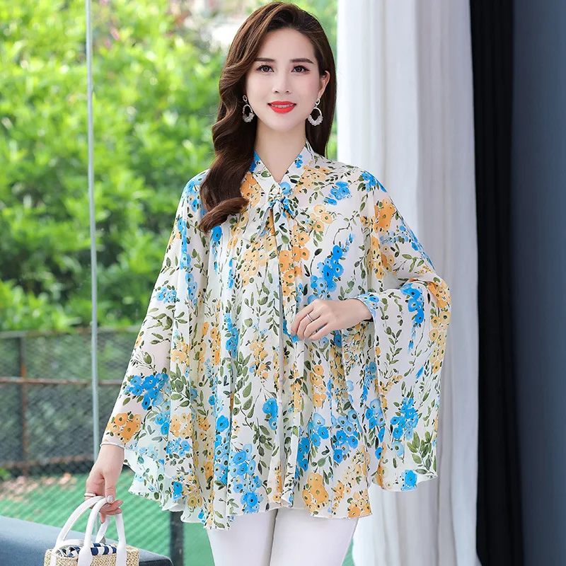 2022 Summer New Sunscreen Cycling Clothes Women Cape Shawl Thin Fashion Sunshade Cardigan Coat Lady Poncho Capes Blue tesco french women s suit white blazer and wide leg trousers shawl collar lace up jacket pantsuit elegant lady outfits 2 piece