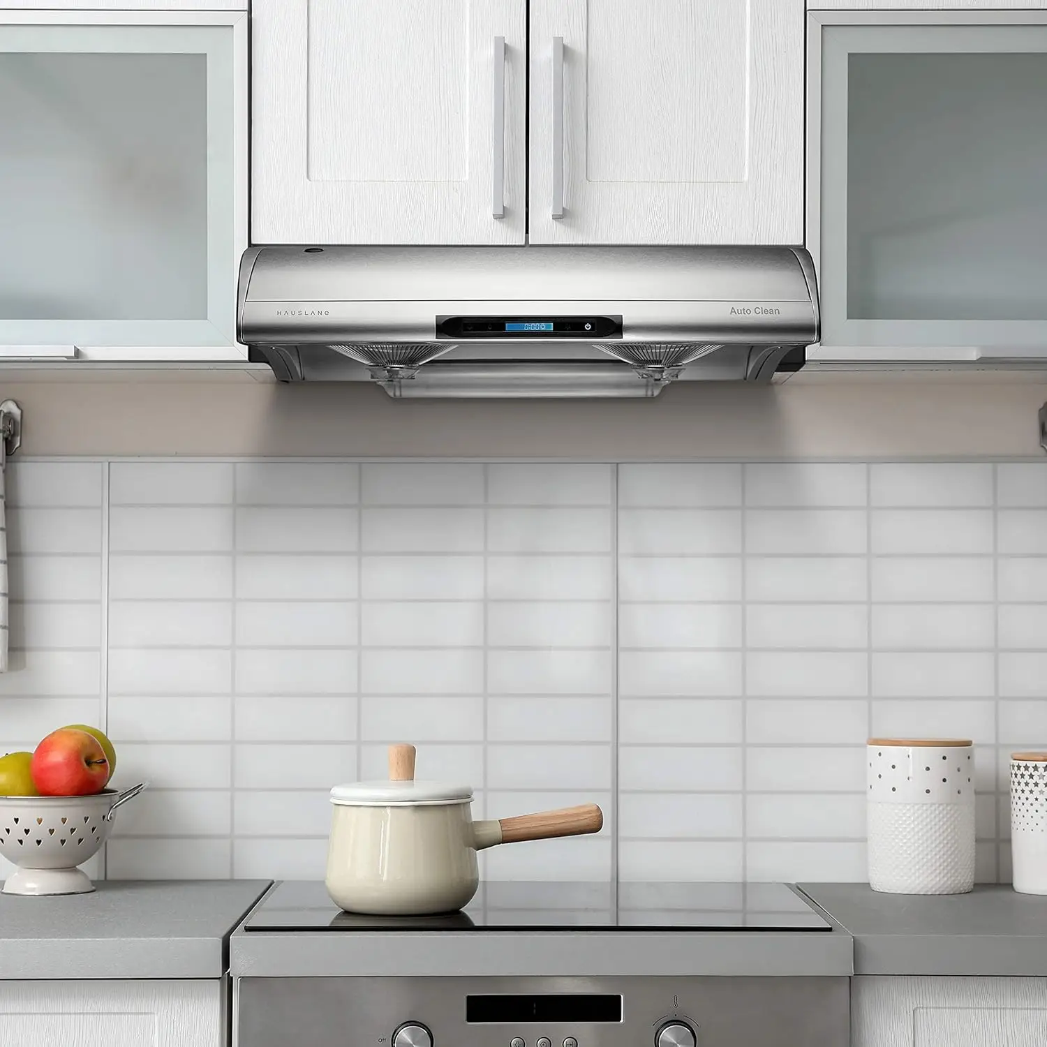 | Chef Series 30” C400 Range Hood Slim Under Cabinet Kitchen Extractor - Stainless Steel Design with Self Cleaning - 6- 5