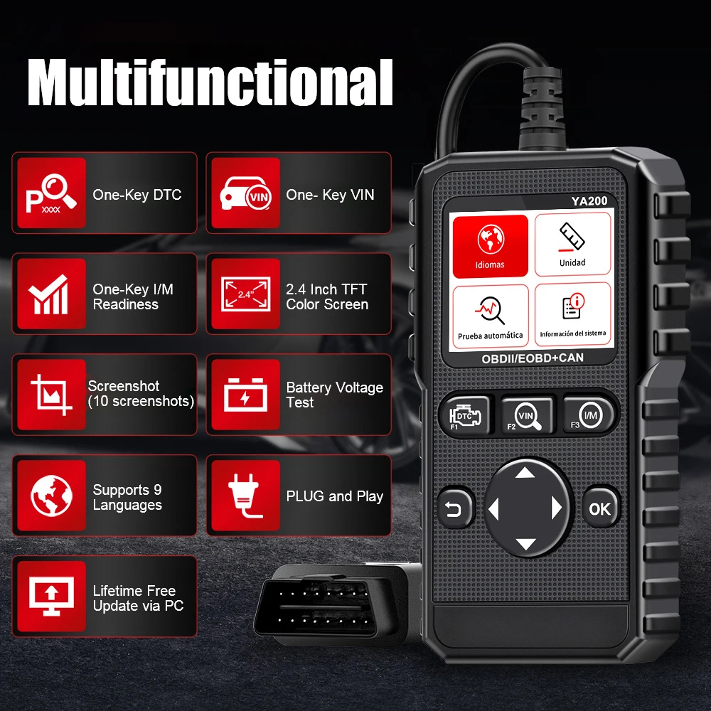 Рисунок 3 - Сканер Профессиональный YA200 OBD2