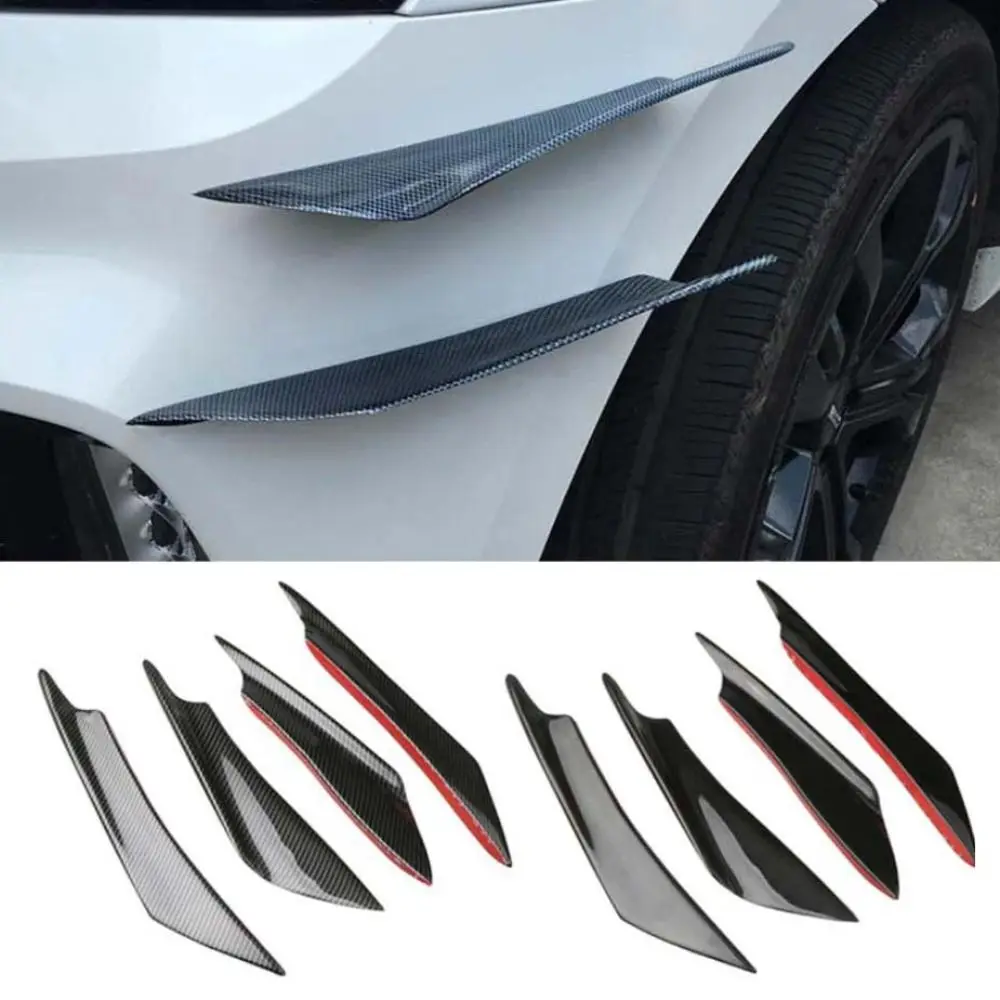 

Scratch protector Car Spoiler Canard Front Bumper Fin Car Accessories for Universal