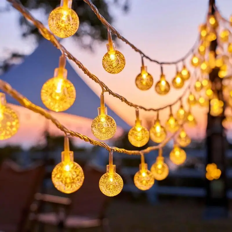 LED Bubble Ball String Lights, for Indoor Outdoor Decor, Perfect Party, Wedding, Holiday and New Year Celebrations