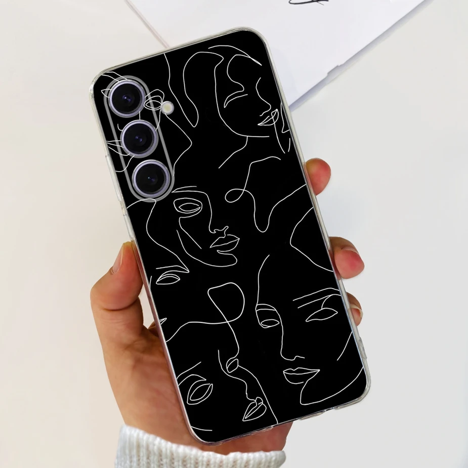 Stylish 2024 Painted Soft Silicone Phone Case