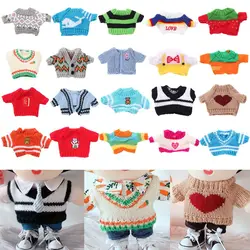 Doll Clothes for 20cm Korea Kpop EXO Dolls Plush Star Doll's Clothing Sweater Stuffed Toy Outfit for Idol Dolls Accessories