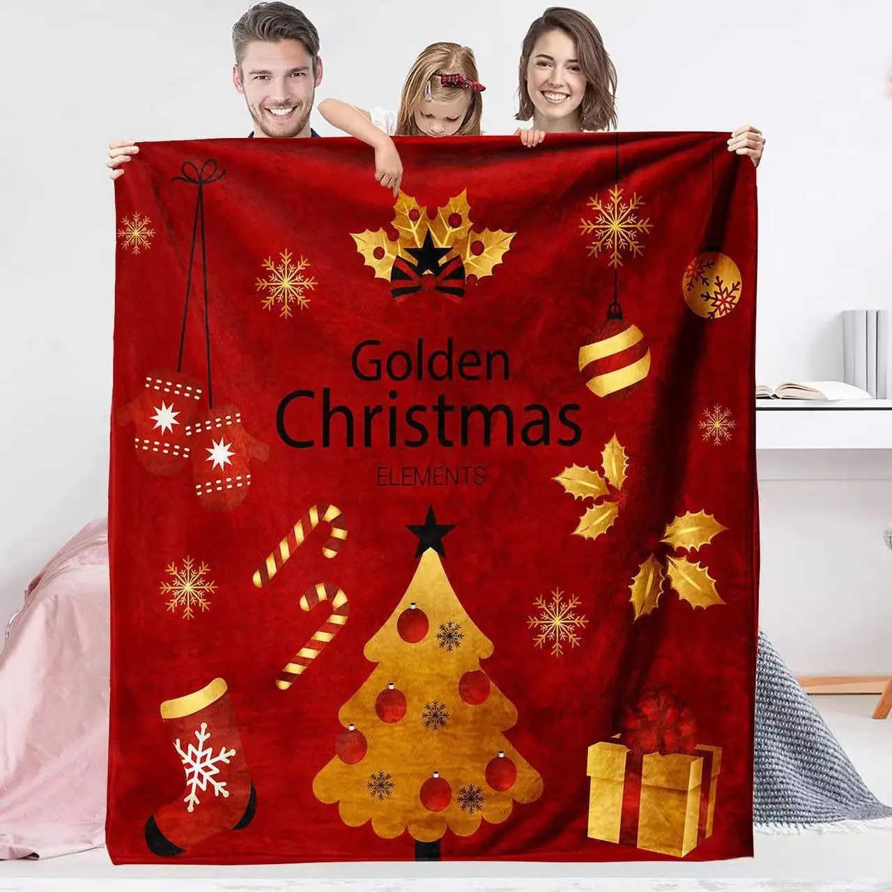

Christmas Blanket Santa Claus Snowman Autumn And Winter Blanket Flannel For Kids Boys Girls Holiday Gift Livingroom Office Cover