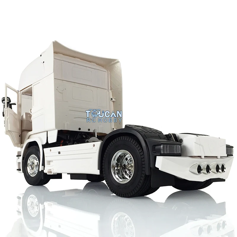 TOUCAN RC 2Axles Hightop 1/14 RC Car Tractor Remote Control Truck R730 Cabin Motor Side Skirt Toys For Adults THZH0636 6