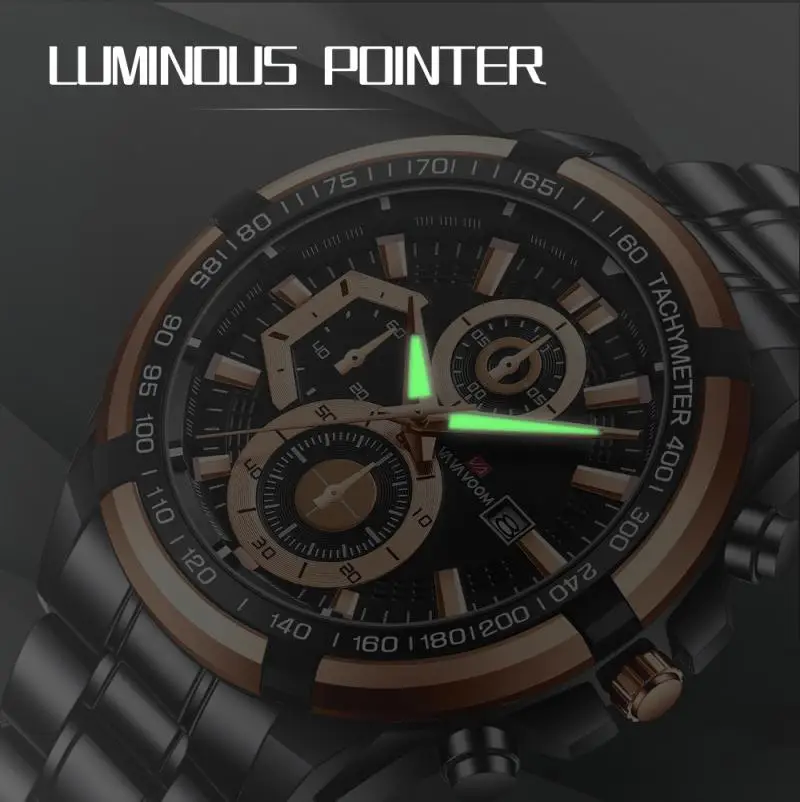 Top Brand Luxury Men's Watch Daily Waterproof Date Clock Male Watches Sports Men Quartz Wrist Watch Relogio Masculino