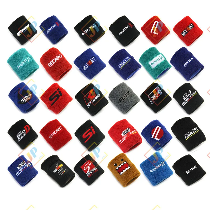 

JDM СТИЛЬ Автомобильный резервуар тормоз сцепление масляный резервуар Крышка носок тормозной масляный протектор