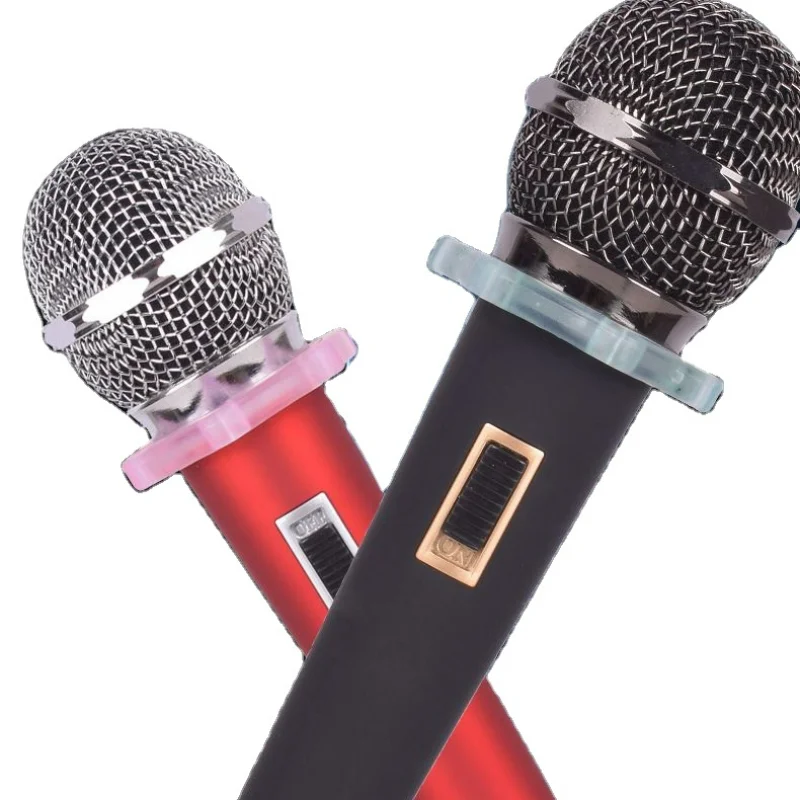 

New Design Vocal Dynamic Wired Ribbon Portable Studio Karaoke Singsing Microphone