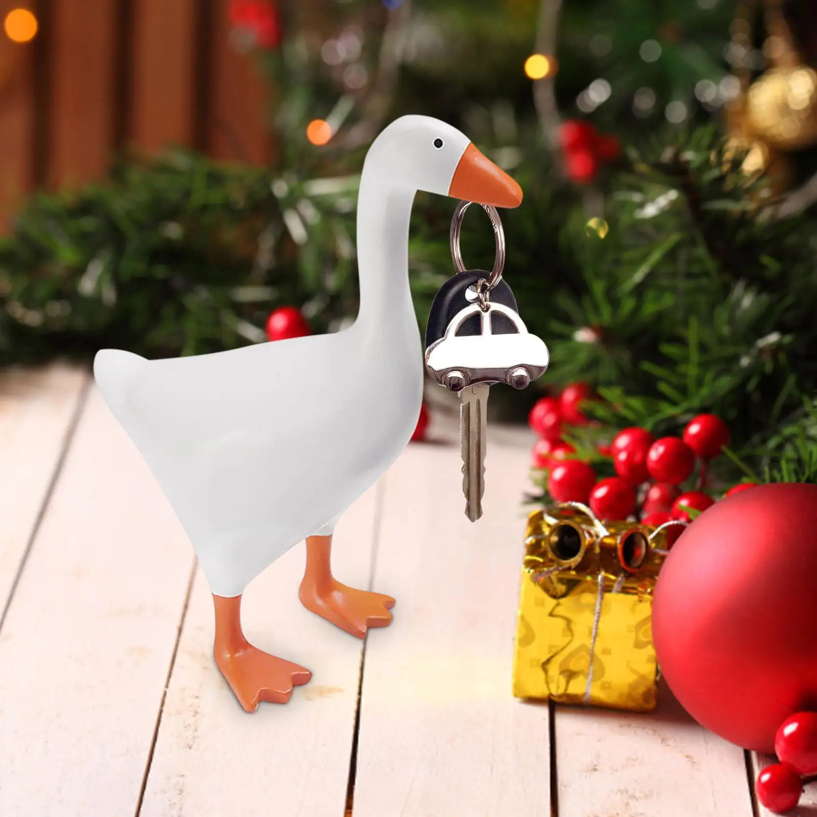 Magnetic Animal Storage Rack Multifunctional Cute Animal Craft Creative Simulation Duck Decor for Keys Glasses Bells