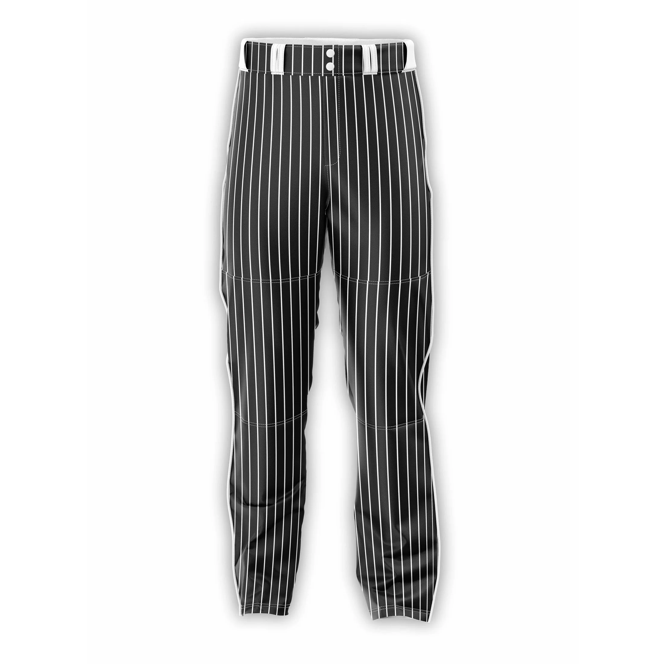 Stripes Affordable Baseball Pants with Elastic Waistband for a Comfortable Fit