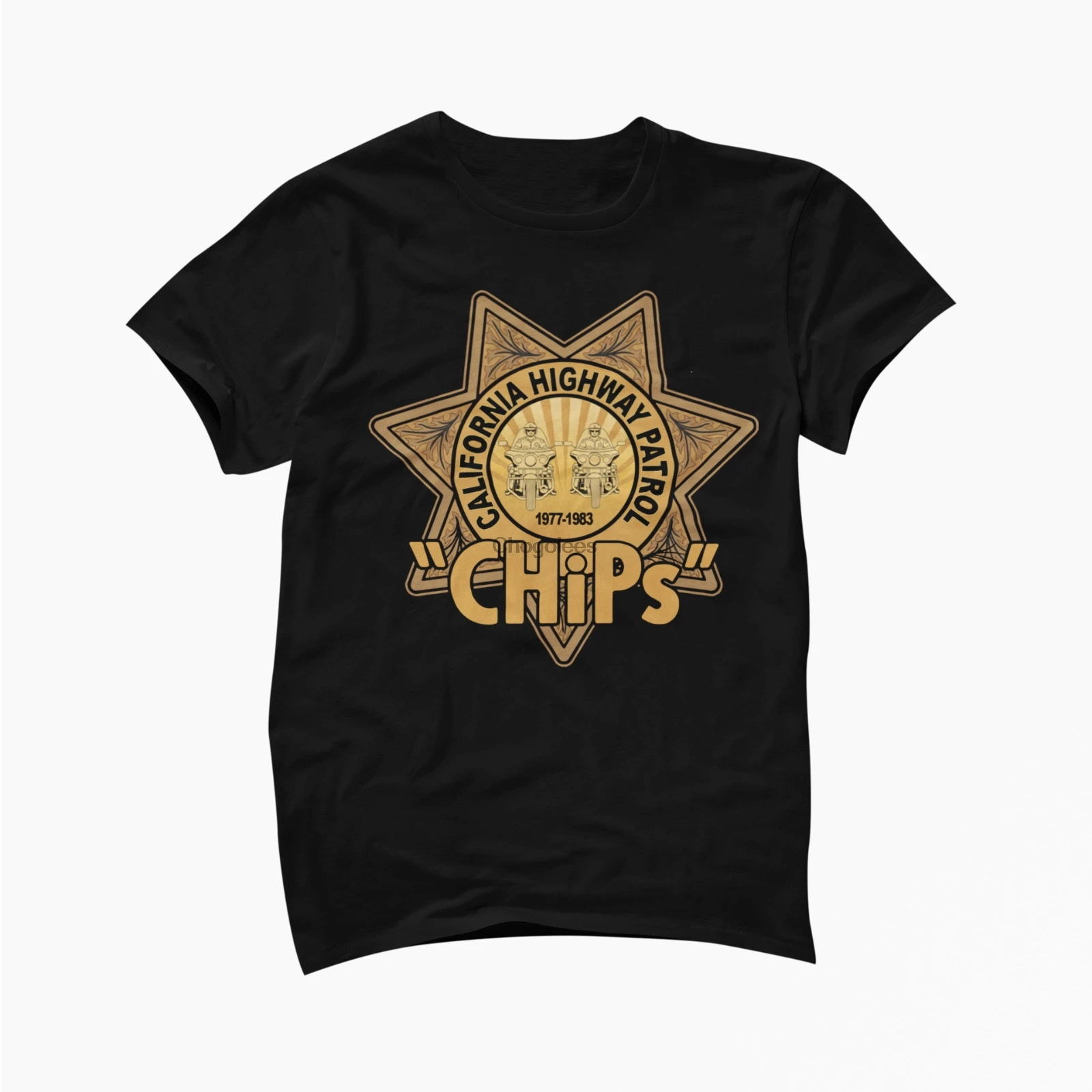 Забавная Ретро футболка CHiPs TV Show Classic USA 70s 80s крутые футболки для телевизора
