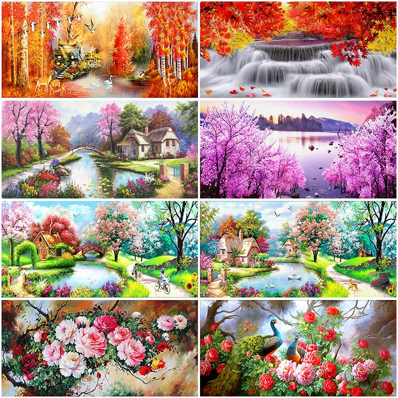 Best Deal for DIY 5D Large Diamond Painting Kits Natural Scenery