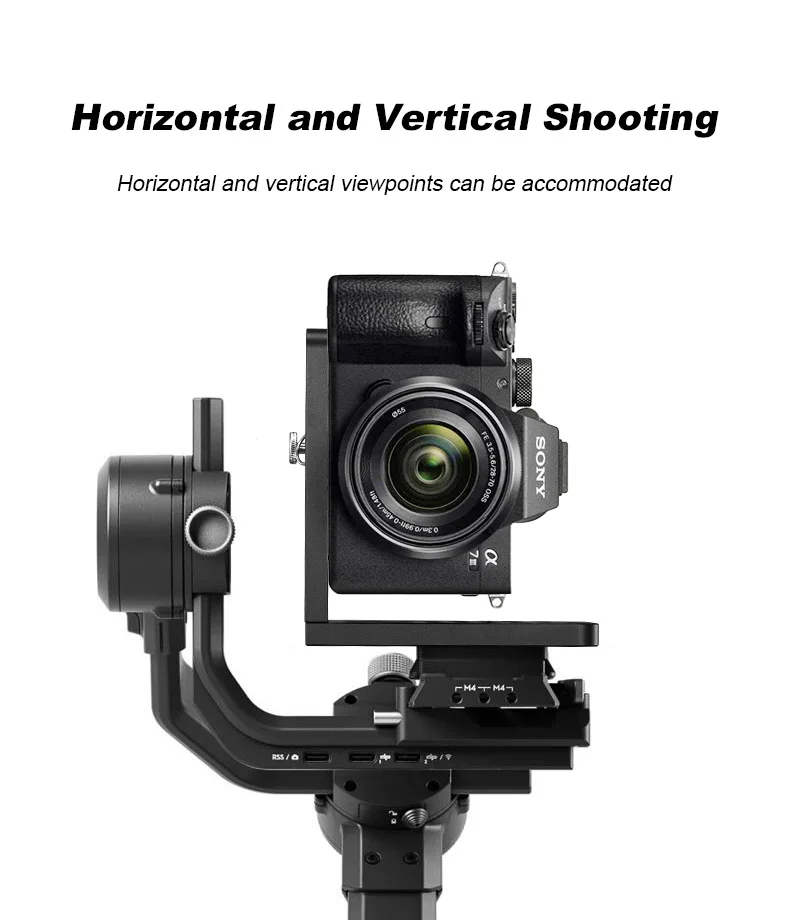 Universal Camera L Bracket Thicken 1/4 Inch Screw L Shape Holder Tripod Vertical