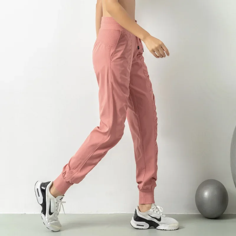 Pantalones deportivos tipo jogger con bolsillos, para mujer, ajuste  atlético para gimnasio o para descanso