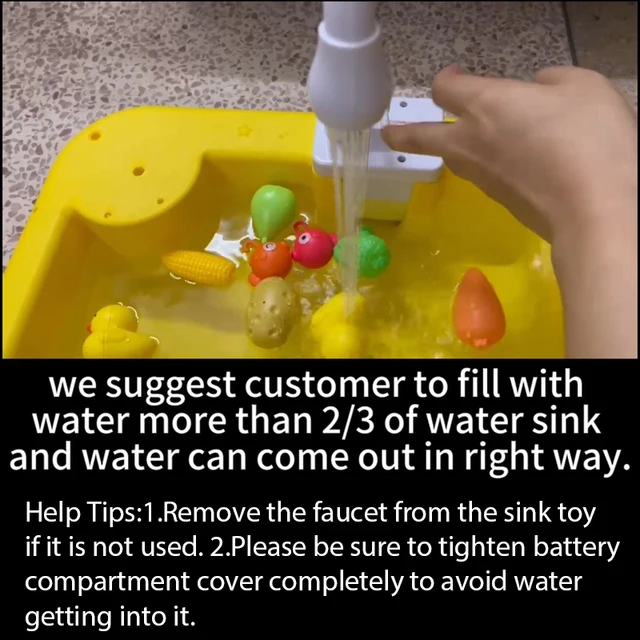 Kids Electric Sink Playset 6