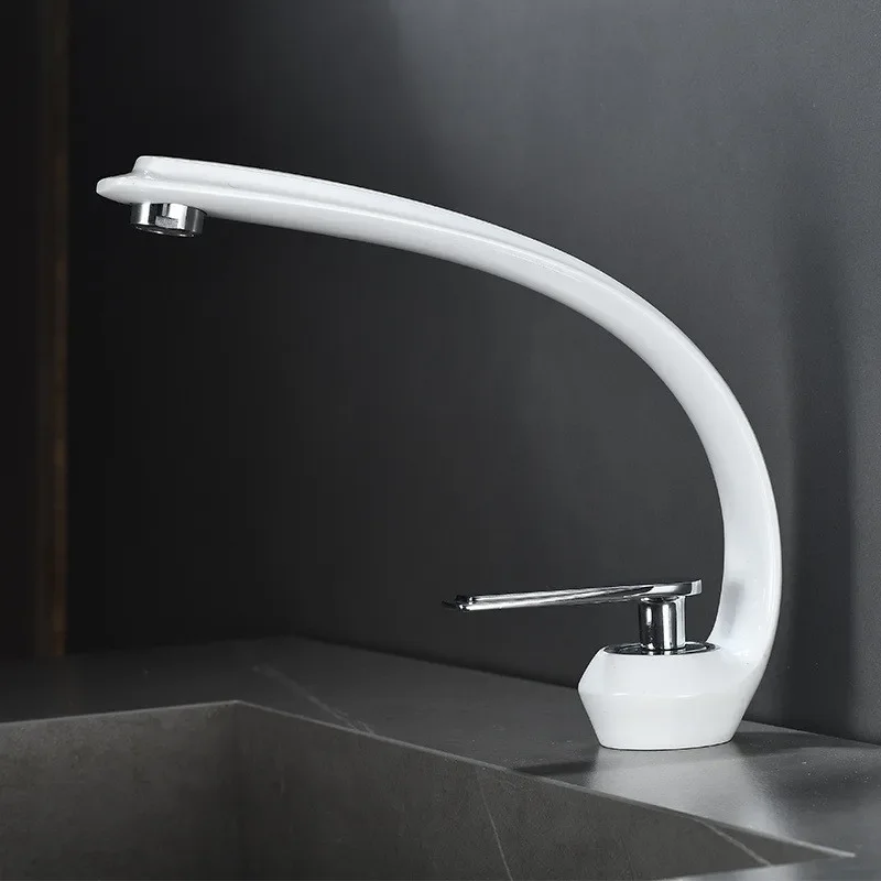 Description Picture 4 of itemBlack Bathroom Faucet Gold Sink Mixer Tap Brass Hot  Cold Brush Gold Wash basin Single Handle Crane For