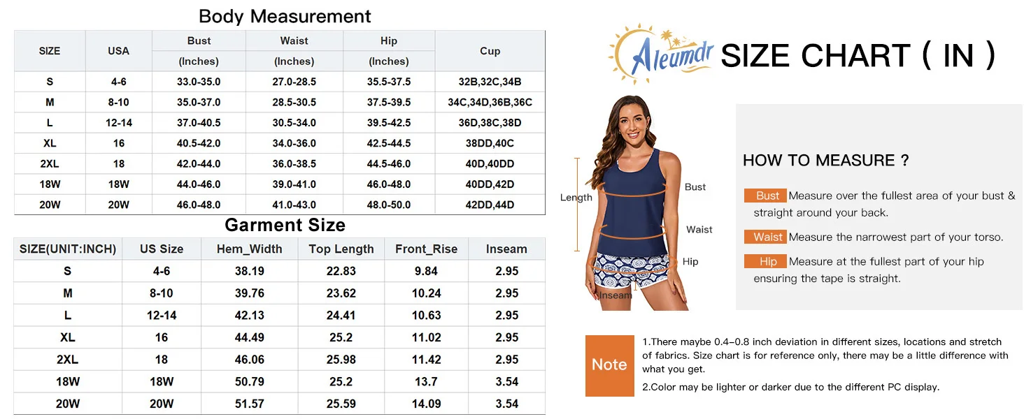 plus size size chart