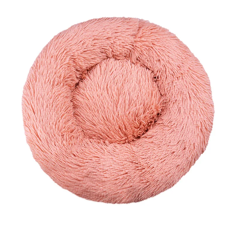 thumbnail image 1 of Cama redonda para perros, cama cálida de invierno para gatos, cesta de felpa para perros, cama lavable para mascotas, sofá para perros pequeños, medianos y grandes, 1 of 4