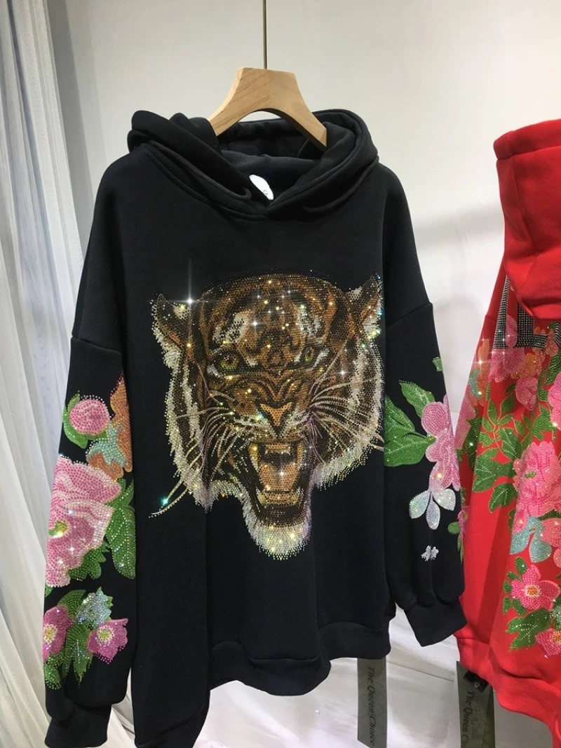 mayDONG Spilla a forma di tigre per abiti da donna con strass in metallo distintivi per feste, accessori per abbigliamento, gioielli regalo