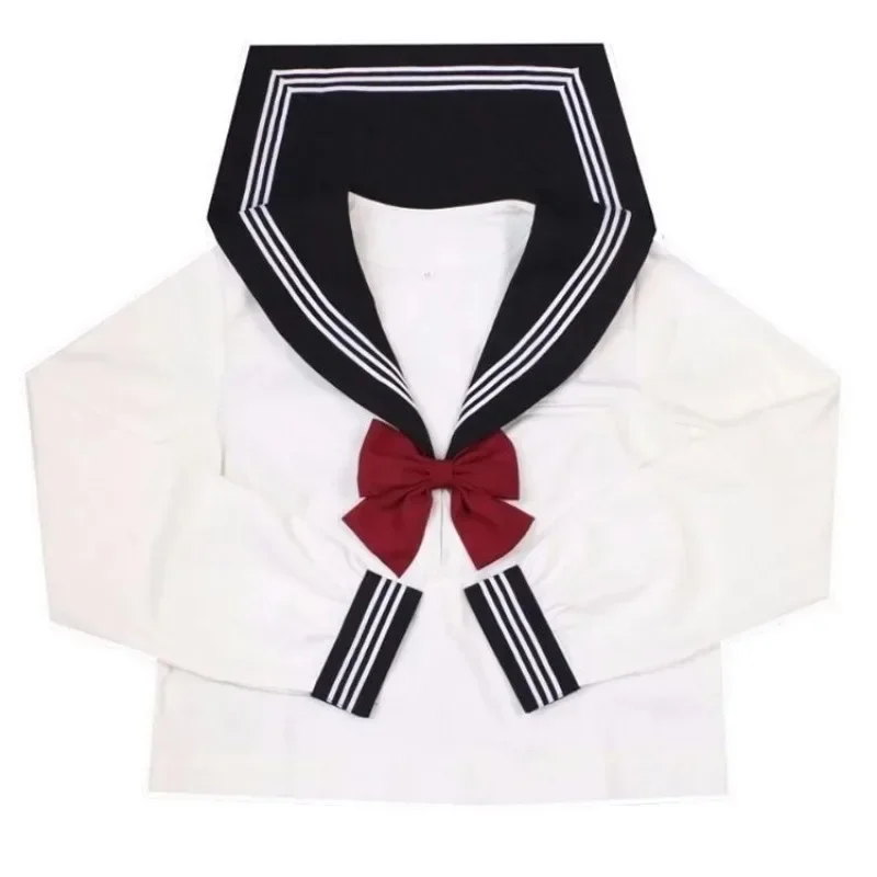 College Style School Uniform Suit Basic Japanese Orthodox Jk Uniform Dress Konyu Class Long-sleeved Sailor japanese school uniform