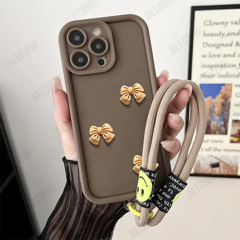 3D Cute Butterfly Silicone Matte Soft Case Cover
