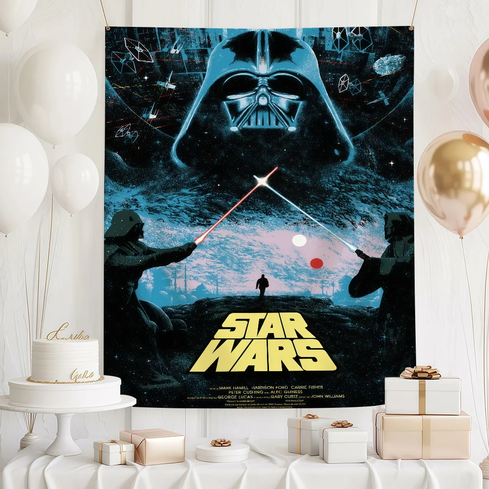 Vintage Space Battle Movie Flag - Custom Decor for Camping, Garden, Parties, and Wall Art