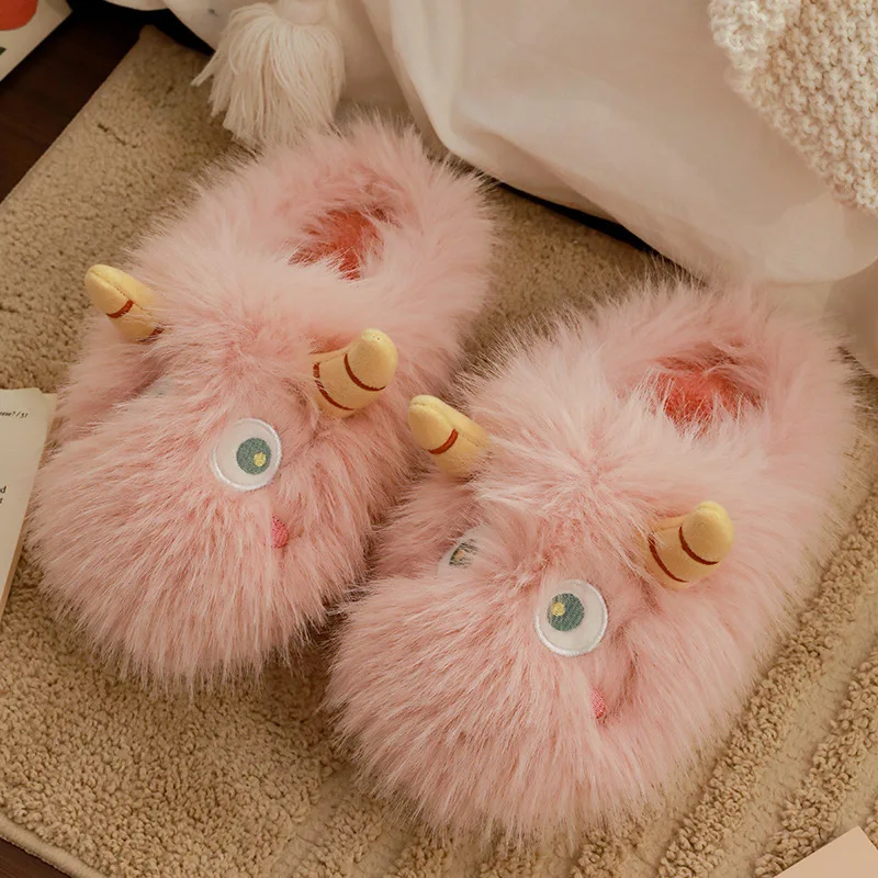 

Pantuflas обувь для женщин Симпатичные парные хлопковые Тапочки зимние новые ботинки на платформе для девочек Теплые ботинки для мальчиков домашняя обувь Шлепанцы