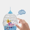 New Simulation Sound Control Bird Cage Fun Electric Sensor With Light Mini Bird Cage Creative Singing Birds Chirping Kids Toys 4