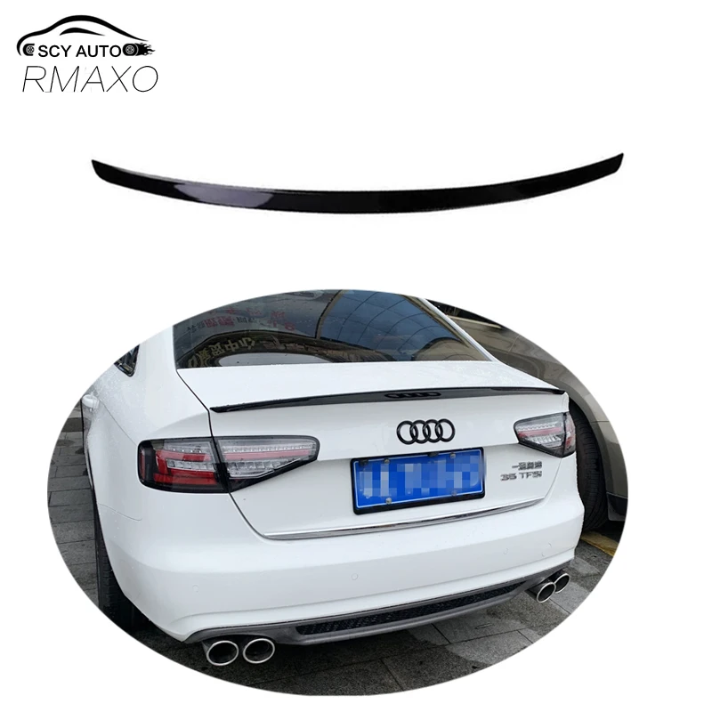 Per Audi A4 B8 B9 Spoiler 2017-2019 Audi A4 B9 Gakyv Spoiler Abs Materiale Plastico Auto Ala Posteriore Colore Spoiler Posteriore