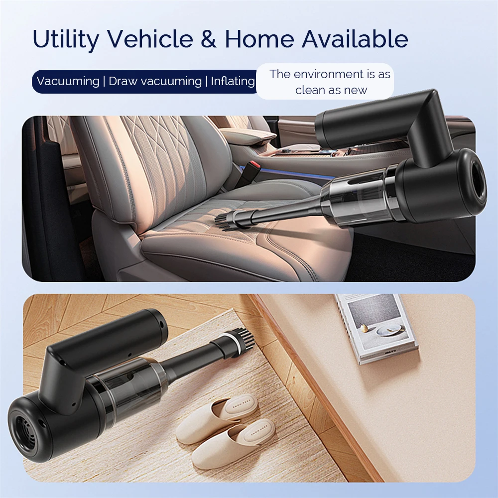 Multi-function Window Cleaners Strong Suction Electric Vacuum Clean Machine for Bathroom Mirror Glass Car Vacuum Cleaner 3