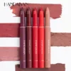 Handaiyan 12 Colors Lip Liner Matte Waterproof Velvet Nude Lipstick Pencil Sexy Red Brown Pigments Makeup Long Lasting 3
