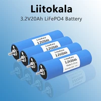 LiitoKala 3.2V 20Ah batterie LiFePO4 cellule de phosphate pour 4S 12V 24V moto voiture moteur batteries Modification onduleur Grade A 2