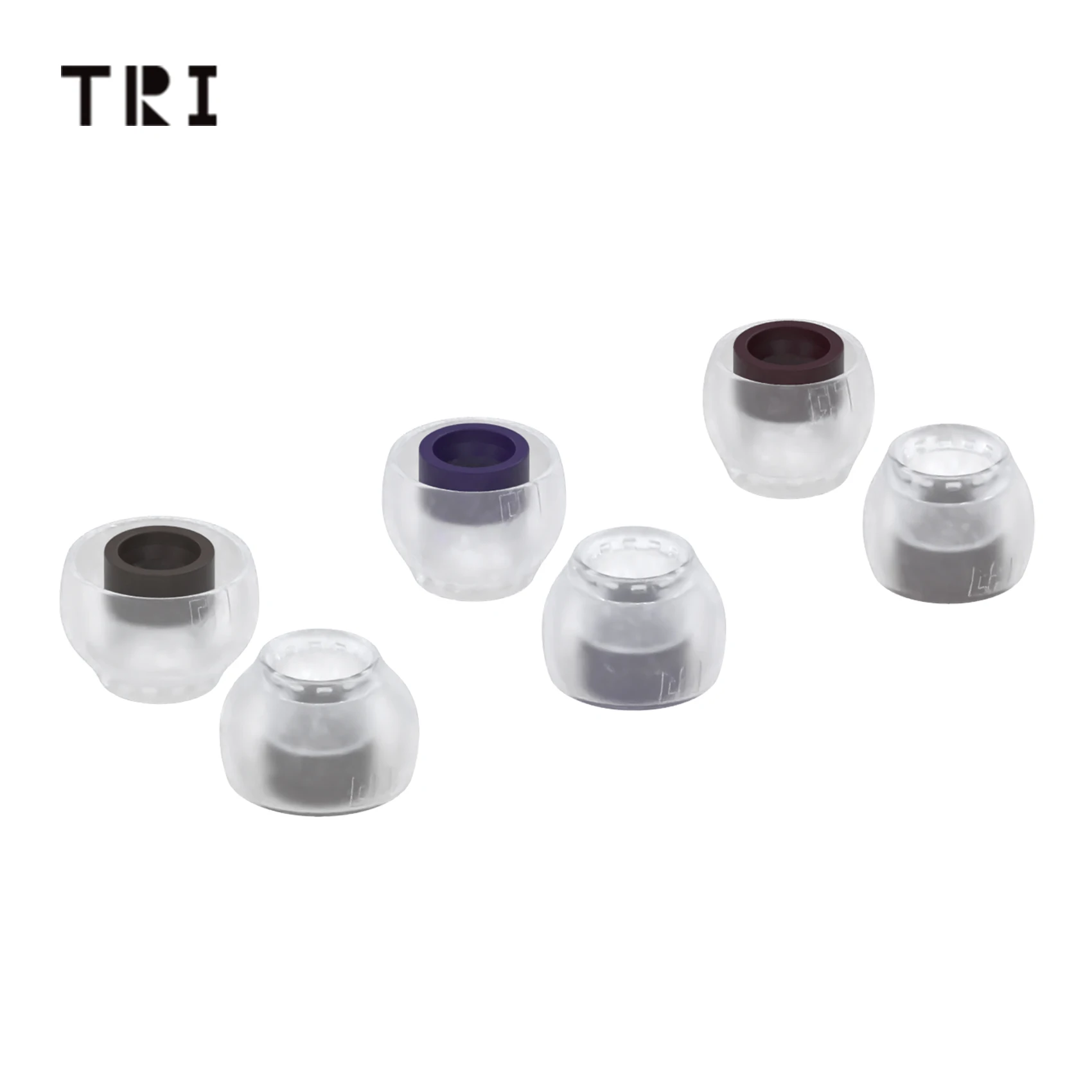 TRI Clarion Silicone Earphone Eartips 3 Pairs for S/M/L Size Headphone Accessory Wired Headset Earbuds TRI x HBB KAI I3 Pro IEM