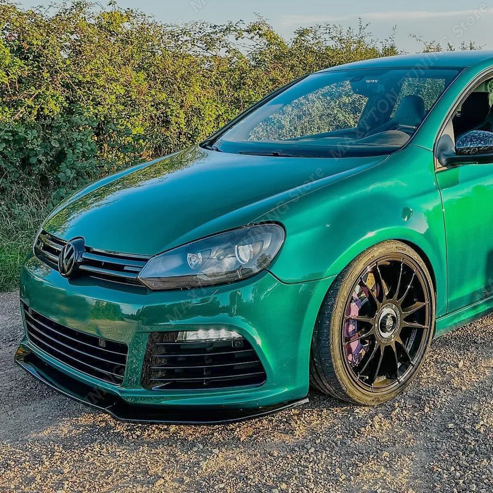 Para volkswagen golf 6 mk6 r r20 3 pçs amortecedor dianteiro do carro lábio  divisor difusor retrofit corpo kit spoiler guarda 2009-2013 ajuste -  AliExpress, image size:960x960