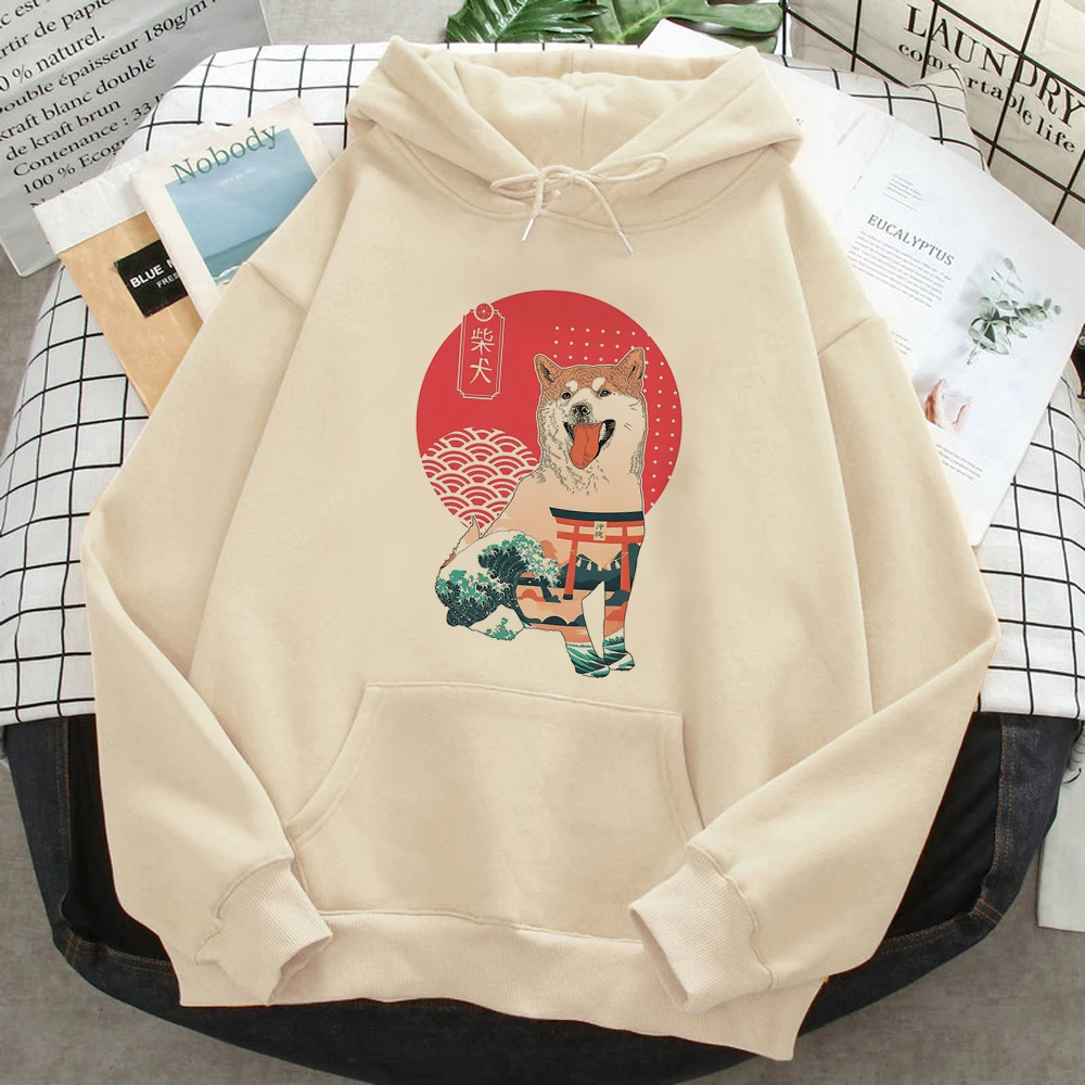 

Akita Inu hoodies women vintage graphic pulls Hooded Shirt female 90s Hood