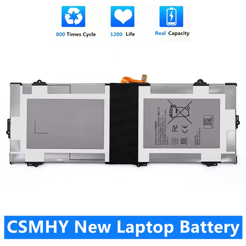 Batteria Csmhy Eb-Bw720Aba Per Samsung Galaxy Book 12 Chromebook 4 4 + Xe310Xba Xe350Xba Xe520Qab V2 Muslimate Xe525Qbb Bw720Abe