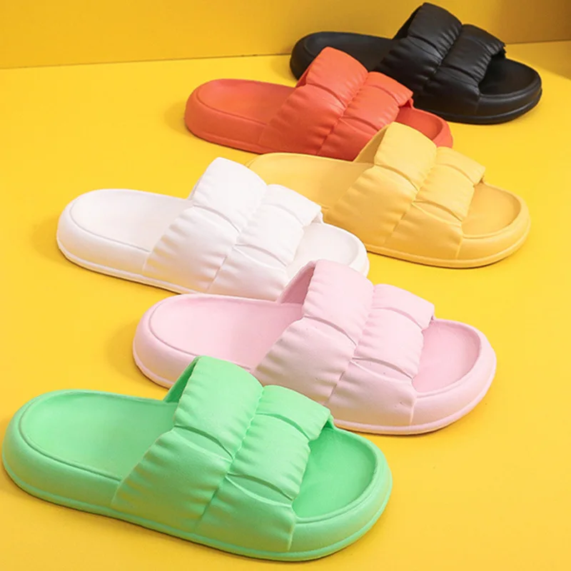 

Cloud Slippers Orthopedic Sandal Thick Platform Bathroom Non-slip Women's Flip-flops Sandals Women Soft Mute EVA Indoor Slides