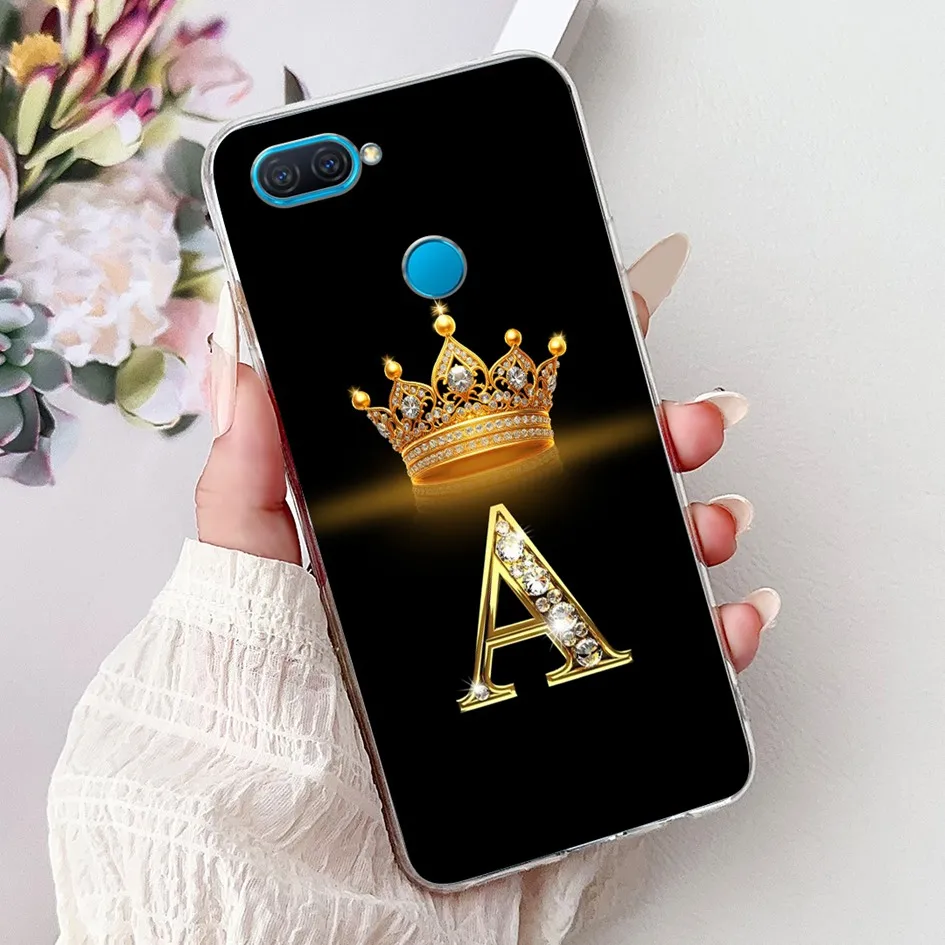 Fashion Letters Crown Soft Silicone Back Protective Phone Case Cover