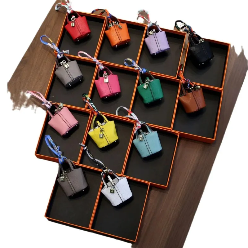 Bag Pendant Small Vegetable Basket Lipstick Headphone Key Mini
