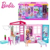 Mattel Barbie Toys Shiny Holiday House Pretend Play Girl's Toys Birthday Gift for kids Toys for Kids Fashion Dolls for Girls 1