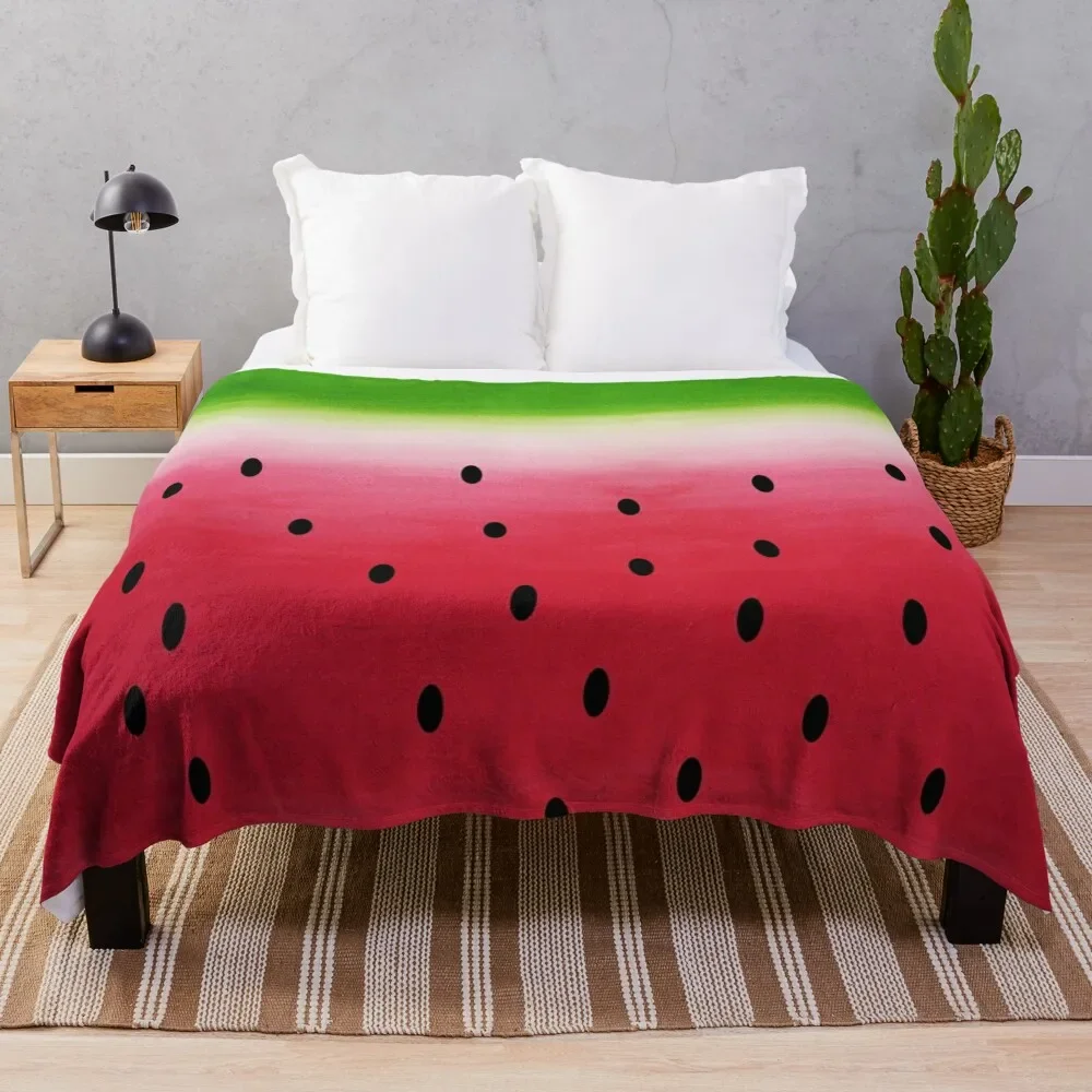 

Watermelon Throw Blanket Extra Large Throw Dorm Room Essentials Bed Fashionable Thins Plush Blankets