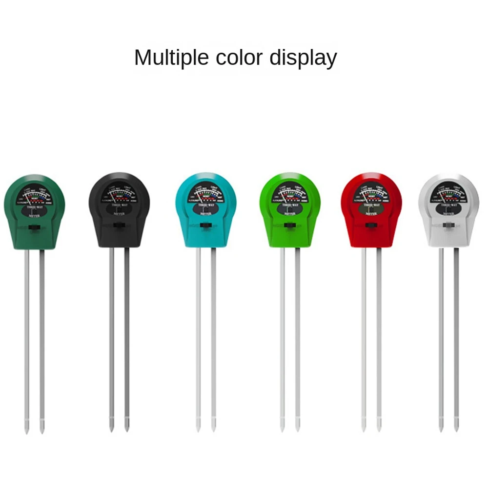 Digital 4 In 1 Soil PH Meter Moisture Monitor Temperature Sunlight Tester for Gardening Plants Farming with Blacklight 3