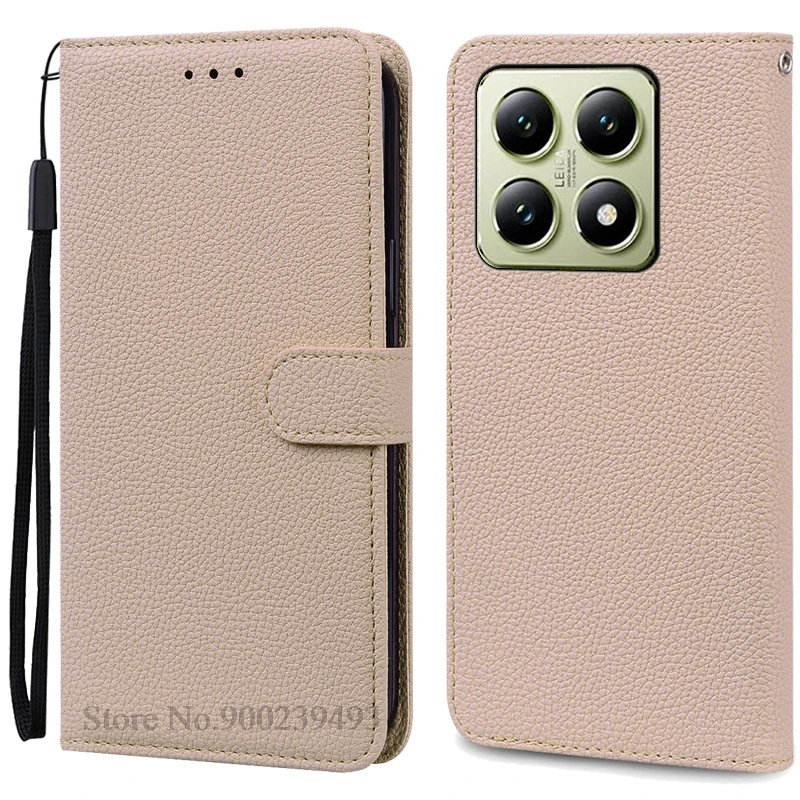 Leather Wallet Flip Cover - Elegant Book Style Case