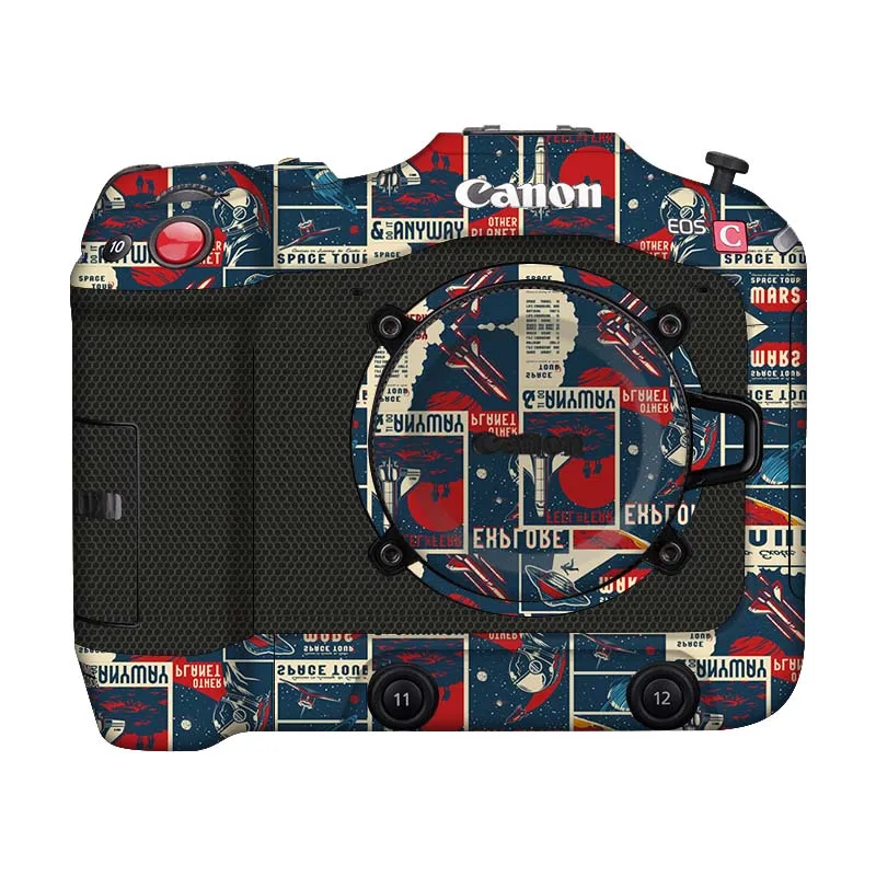 Per Canon Eos C70 Eos-C70 C70 Pellicola Protettiva Antigraffio Copertura Decalcomania Pelle Pelle Fotocamera Adesivo Fotocamera Elementi Decorativi